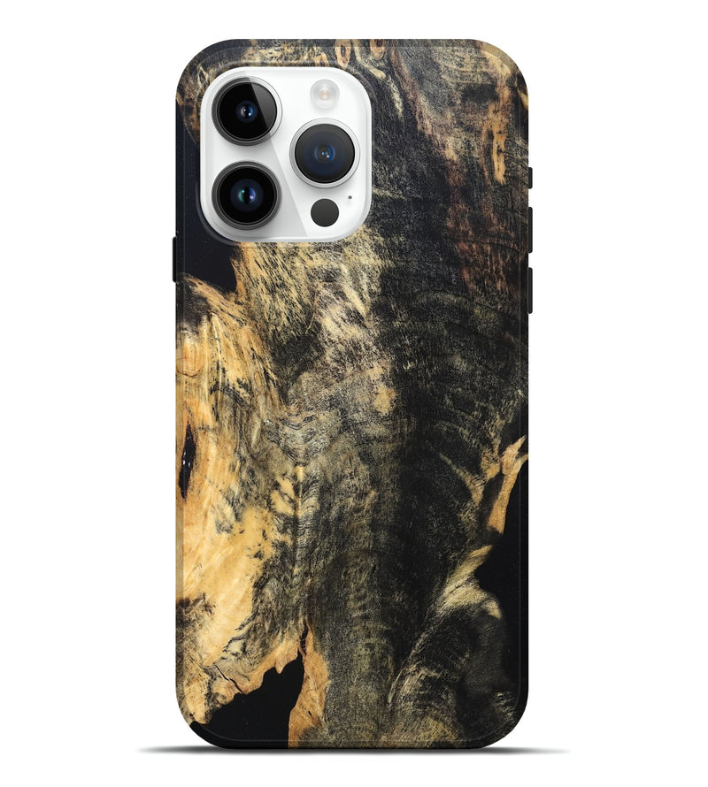 iPhone 15 Pro Max Wood Live Edge Phone Case - Leola (Solid Wood, 832265)