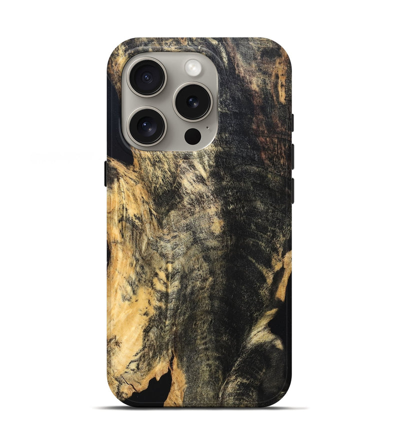 iPhone 16 Pro Wood Live Edge Phone Case - Leola (Solid Wood, 832265)