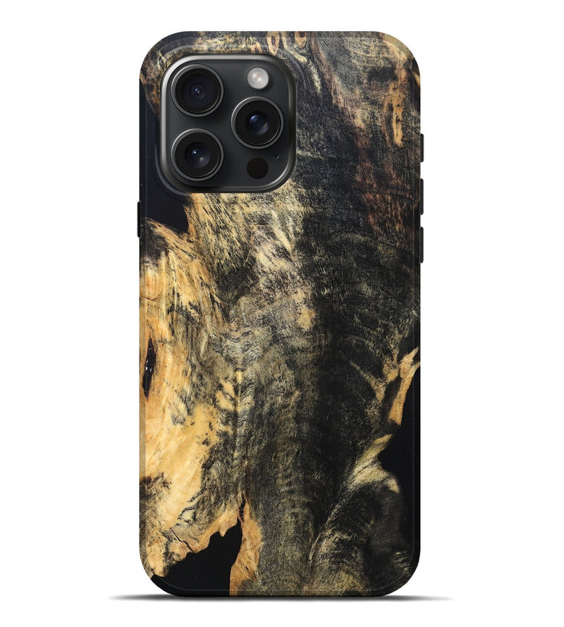 iPhone 16 Pro Max Wood Live Edge Phone Case - Leola (Solid Wood, 832265)