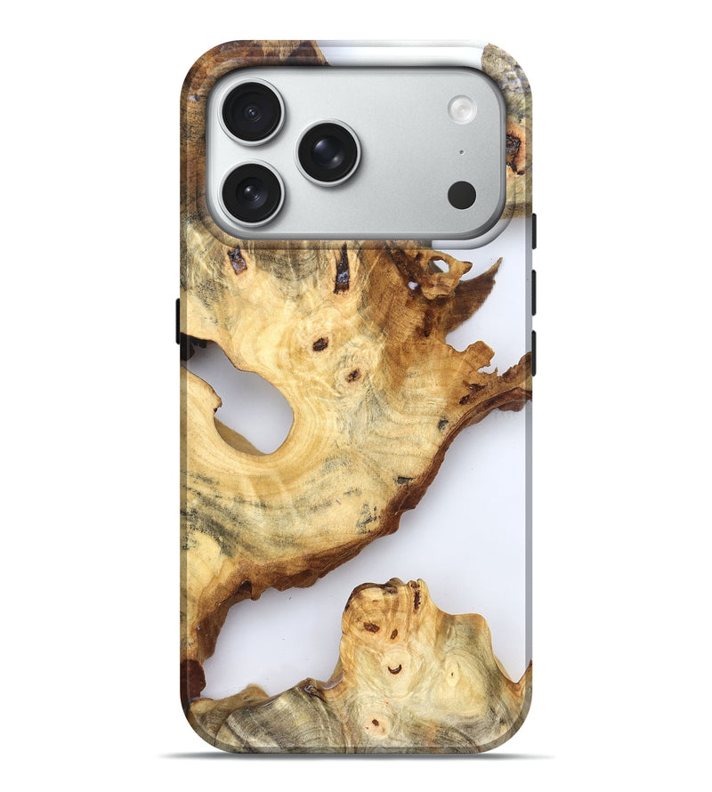 iPhone 18 Pro Max Wood Live Edge Phone Case - Addison (Clear, 832266)