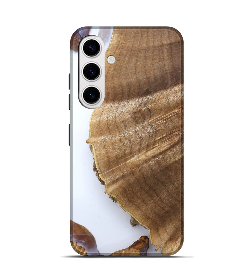 Galaxy S25 Wood Live Edge Phone Case - Ami (Clear, 832267)