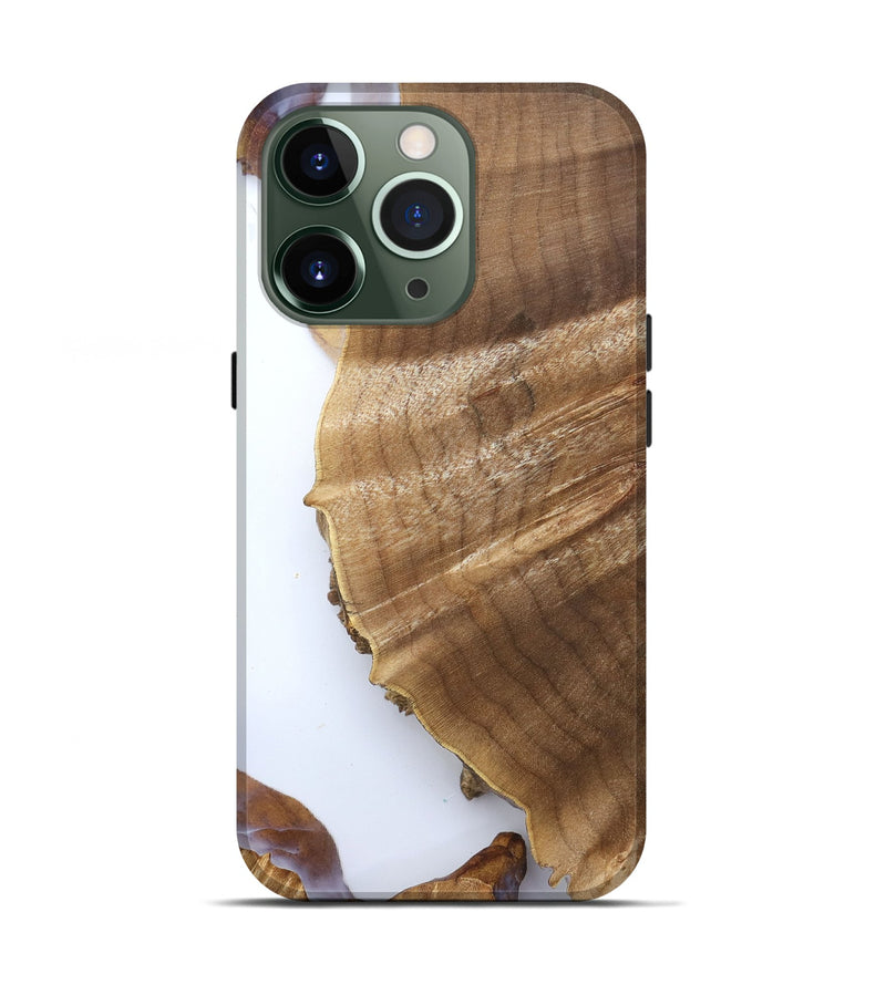 iPhone 13 Pro Wood Live Edge Phone Case - Ami (Clear, 832267)