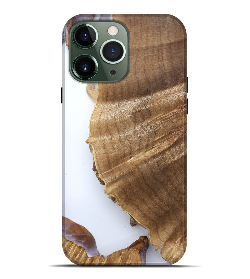 iPhone 13 Pro Max Wood Live Edge Phone Case - Ami (Clear, 832267)