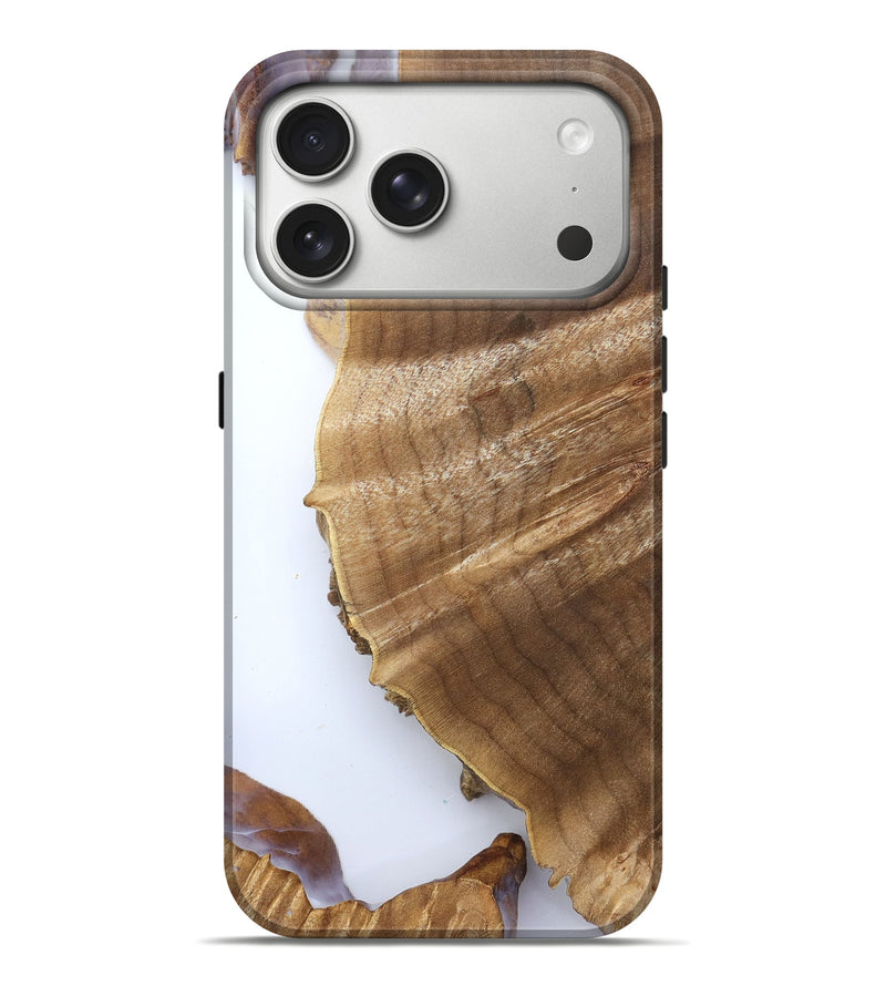 iPhone 17 Pro Max Wood Live Edge Phone Case - Ami (Clear, 832267)