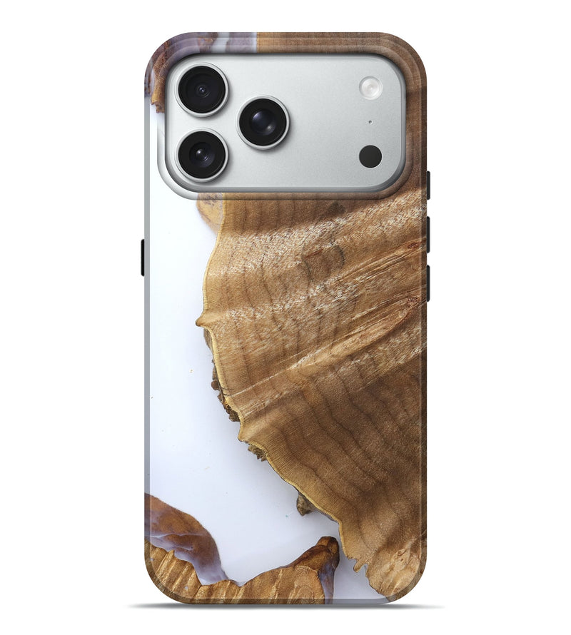 iPhone 18 Pro Max Wood Live Edge Phone Case - Ami (Clear, 832267)