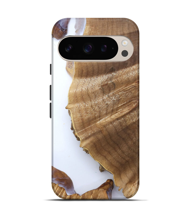 Pixel 9 Pro Wood Live Edge Phone Case - Ami (Clear, 832267)