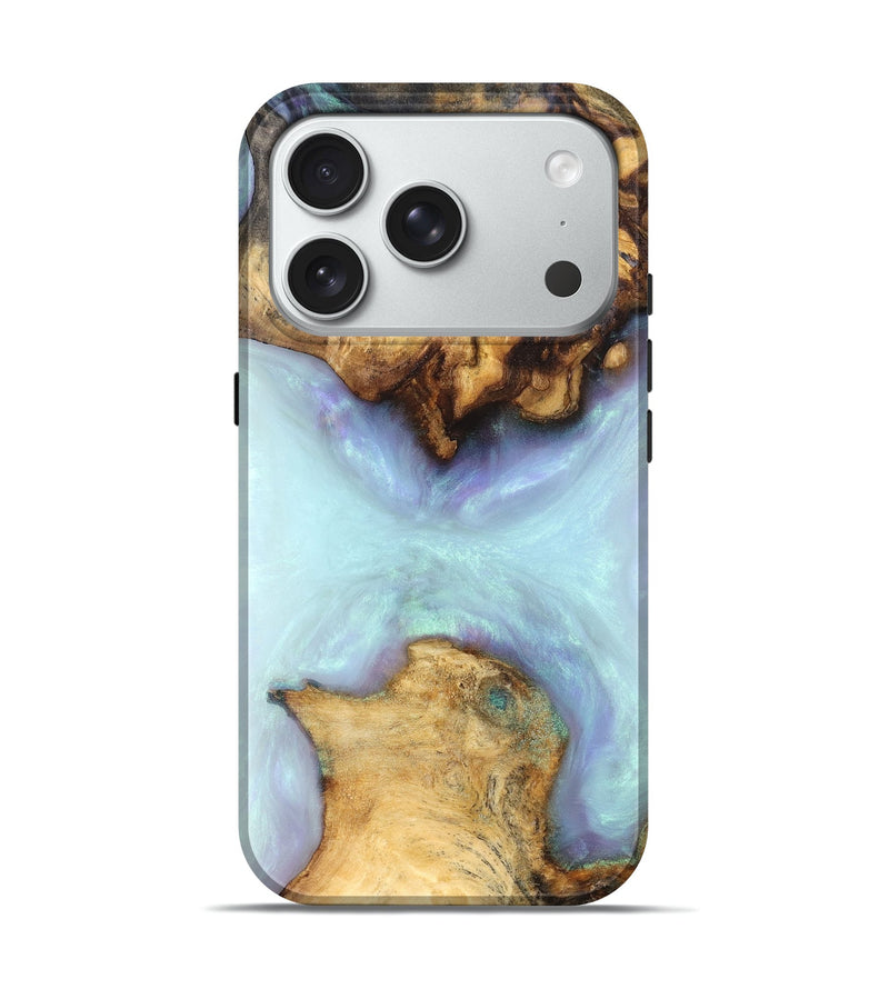iPhone 18 Pro Wood Live Edge Phone Case - Leticia (Ghost, 832269)