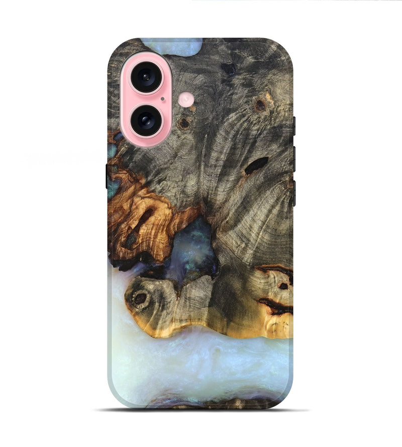 iPhone 16 Wood Live Edge Phone Case - Ellis (Ghost, 832272)