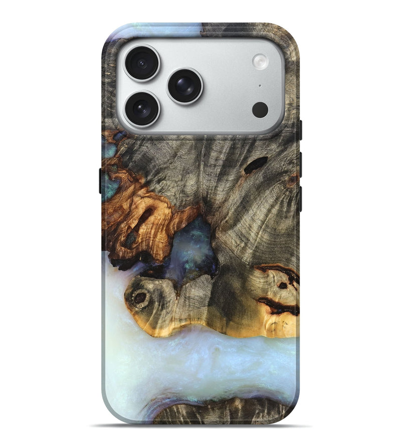iPhone 18 Pro Max Wood Live Edge Phone Case - Ellis (Ghost, 832272)