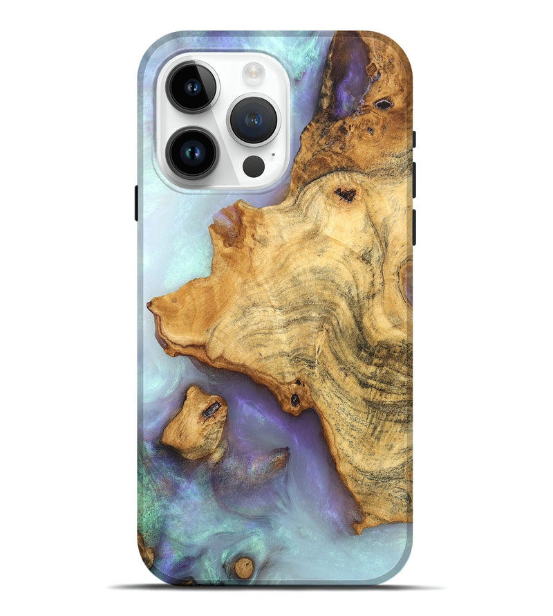 iPhone 15 Pro Max Wood Live Edge Phone Case - Natalee (Ghost, 832274)
