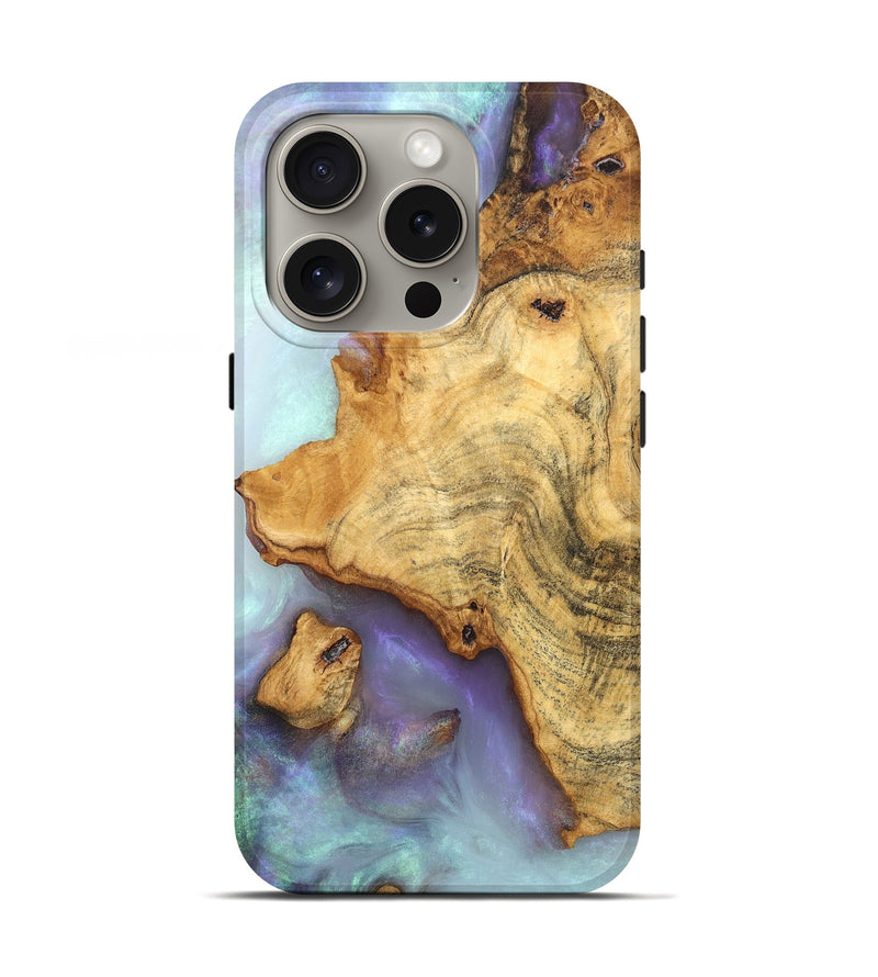 iPhone 16 Pro Wood Live Edge Phone Case - Natalee (Ghost, 832274)