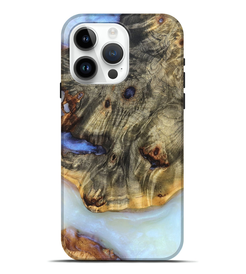 iPhone 15 Pro Max Wood Live Edge Phone Case - Benton (Ghost, 832275)