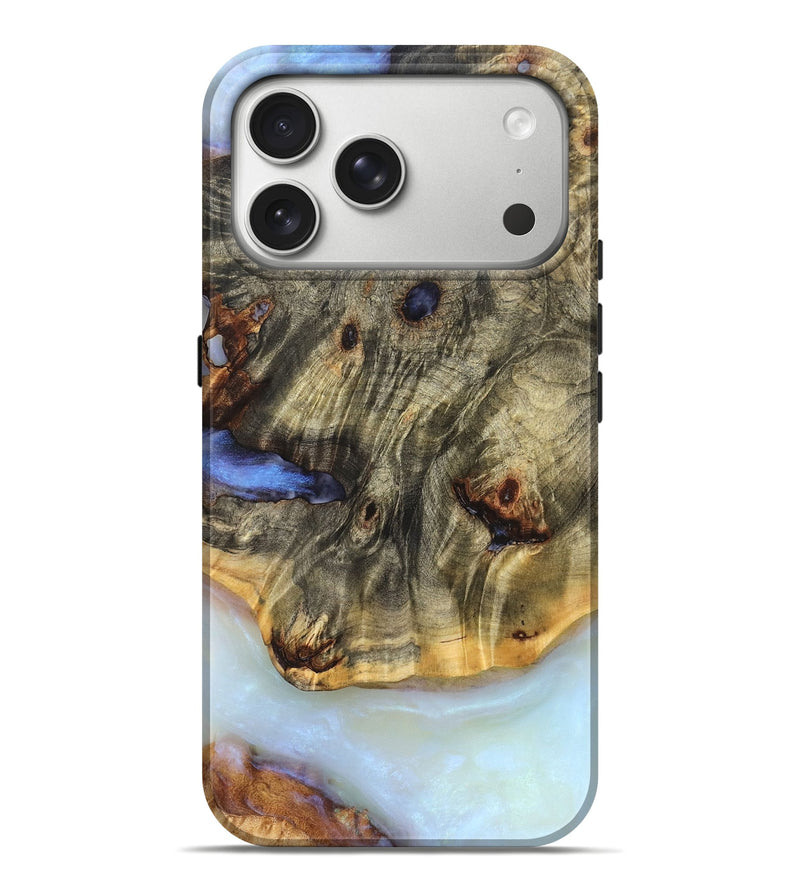 iPhone 17 Pro Max Wood Live Edge Phone Case - Benton (Ghost, 832275)