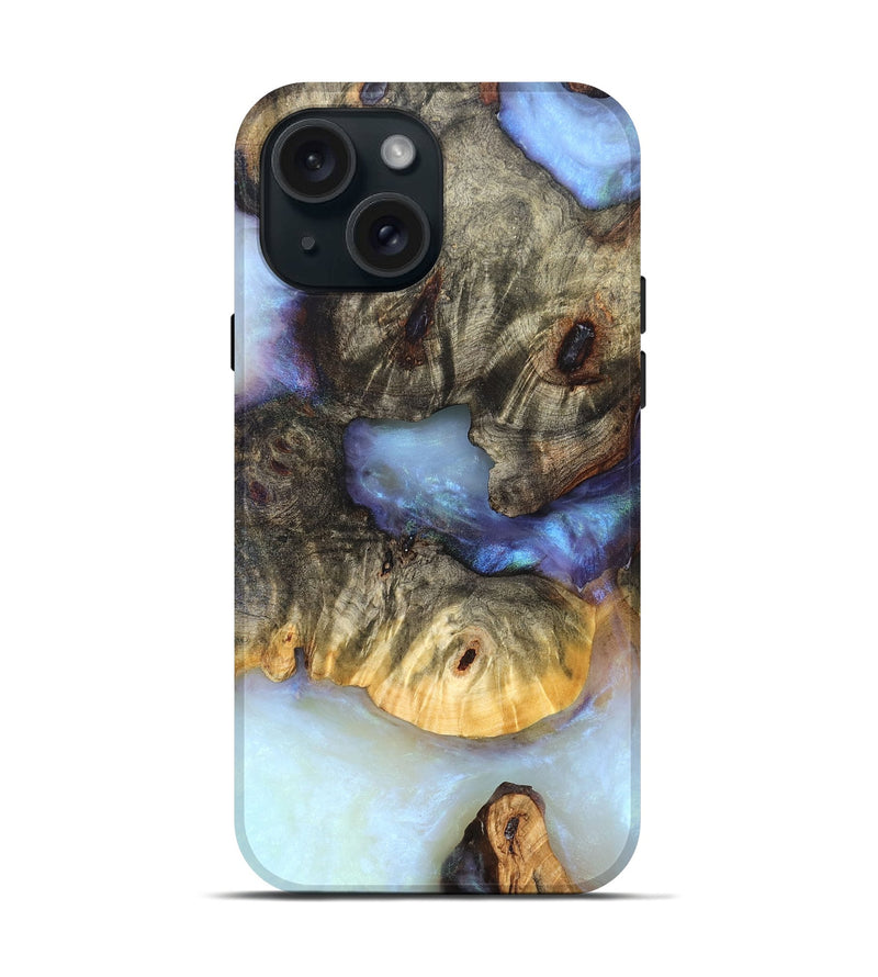 iPhone 15 Wood Live Edge Phone Case - Deirdre (Ghost, 832276)