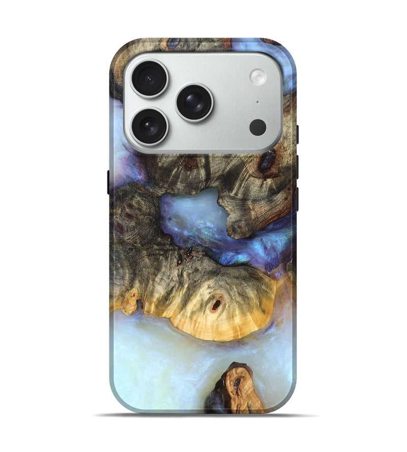 iPhone 18 Pro Wood Live Edge Phone Case - Deirdre (Ghost, 832276)