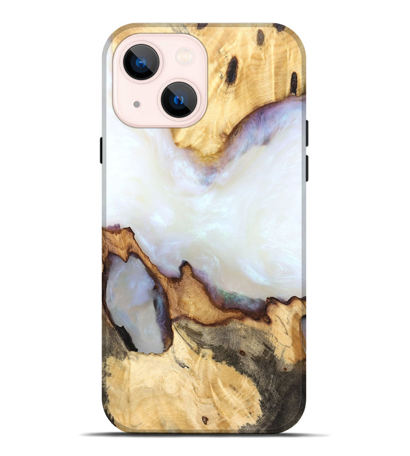 iPhone 14 Plus Wood Live Edge Phone Case - Jaydin (Ghost, 832277)