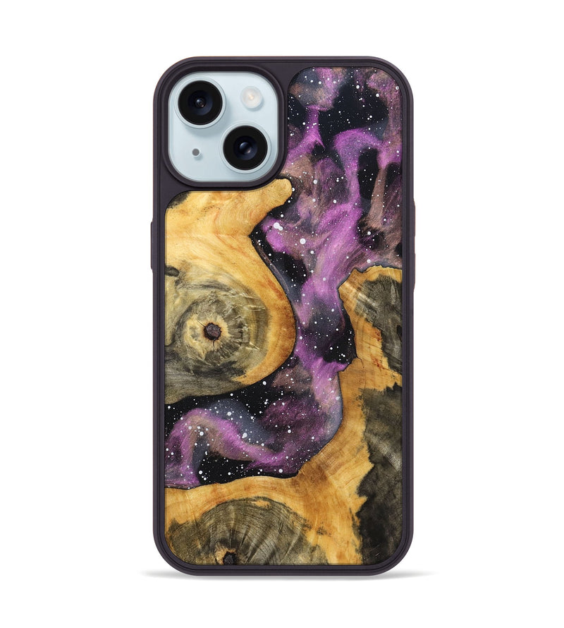 iPhone 15 Wood Phone Case - Haleigh (Cosmos, 832279)