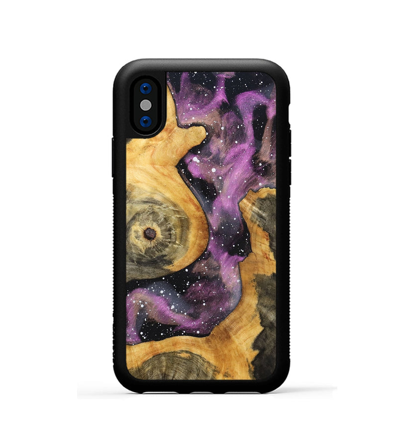 iPhone Xs Wood Phone Case - Haleigh (Cosmos, 832279)