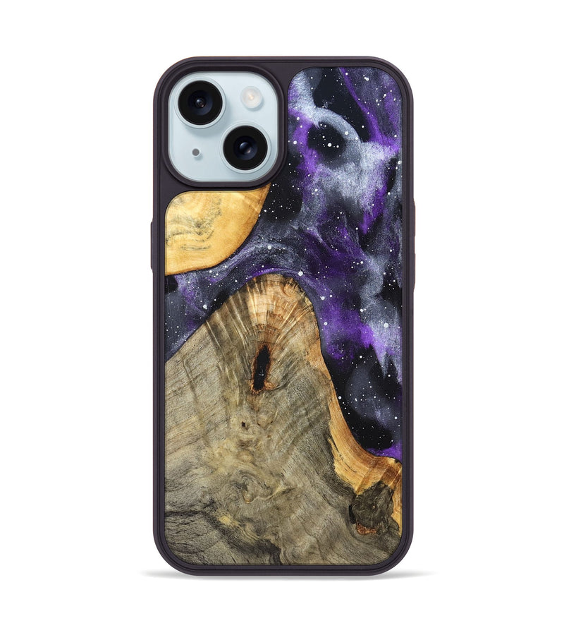 iPhone 15 Wood Phone Case - Anitra (Cosmos, 832282)