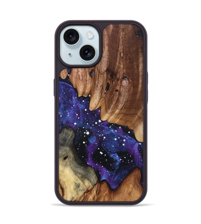 iPhone 15 Wood Phone Case - Octavia (Cosmos, 832289)