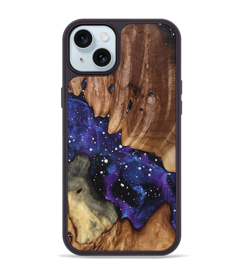 iPhone 15 Plus Wood Phone Case - Octavia (Cosmos, 832289)