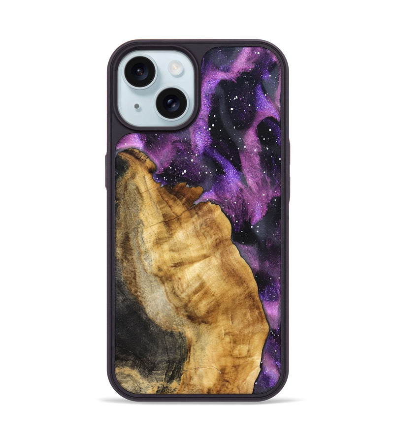 iPhone 15 Wood Phone Case - Shana (Cosmos, 832290)
