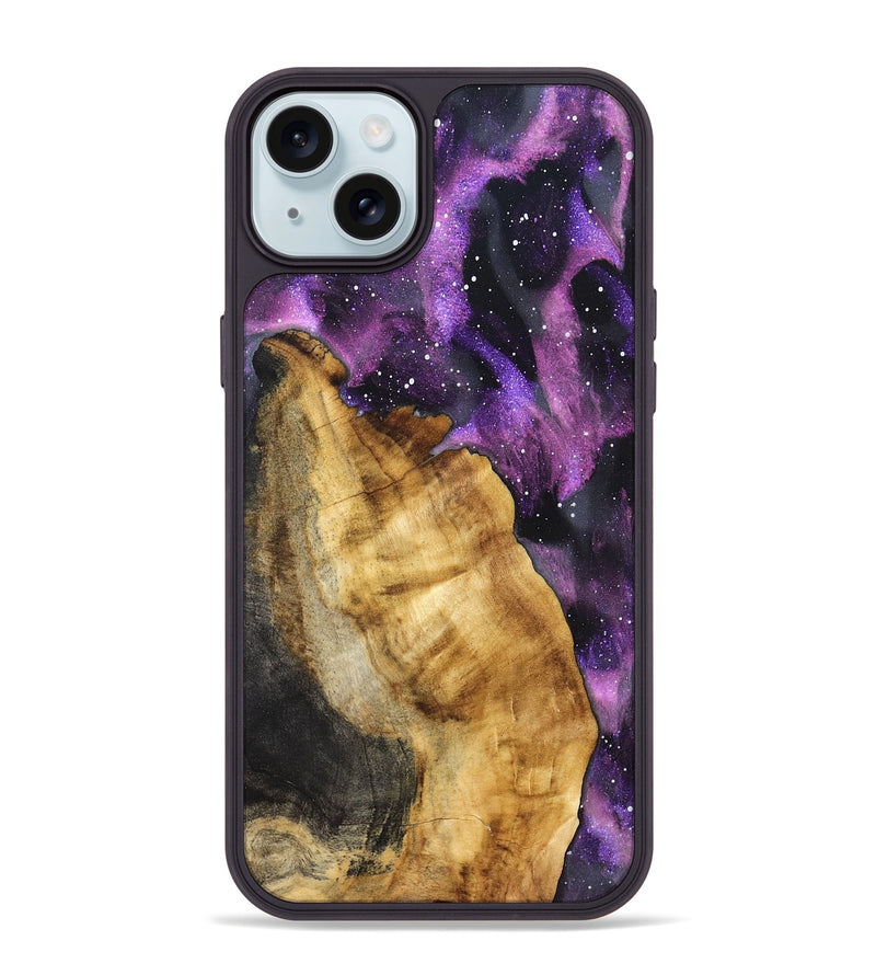 iPhone 15 Plus Wood Phone Case - Shana (Cosmos, 832290)