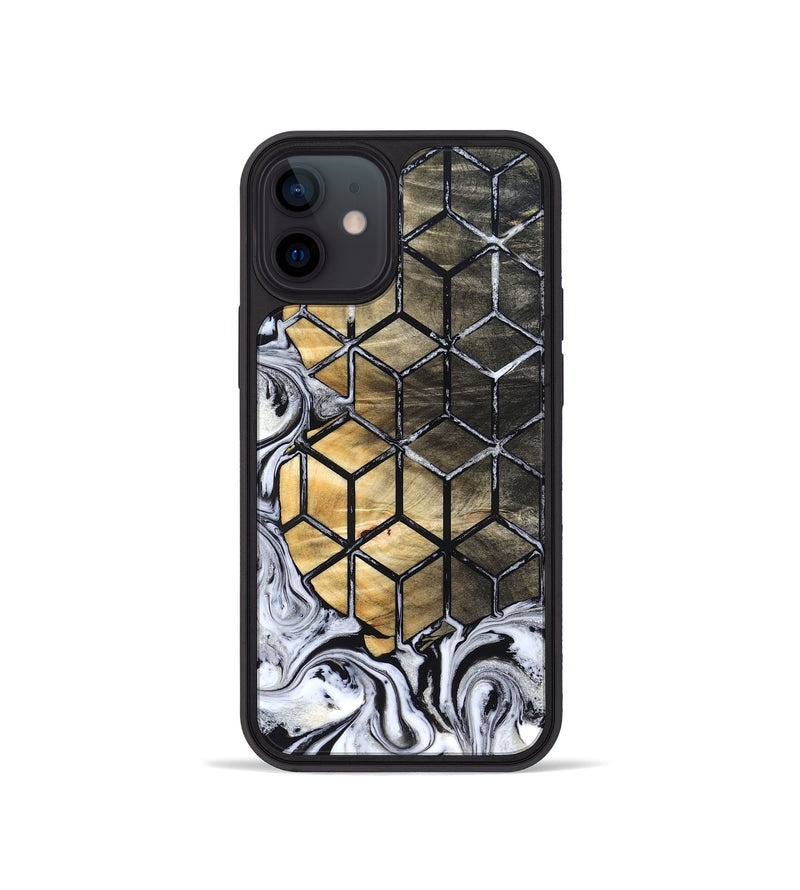 iPhone 12 mini Wood Phone Case - Amalia (Pattern, 832300)