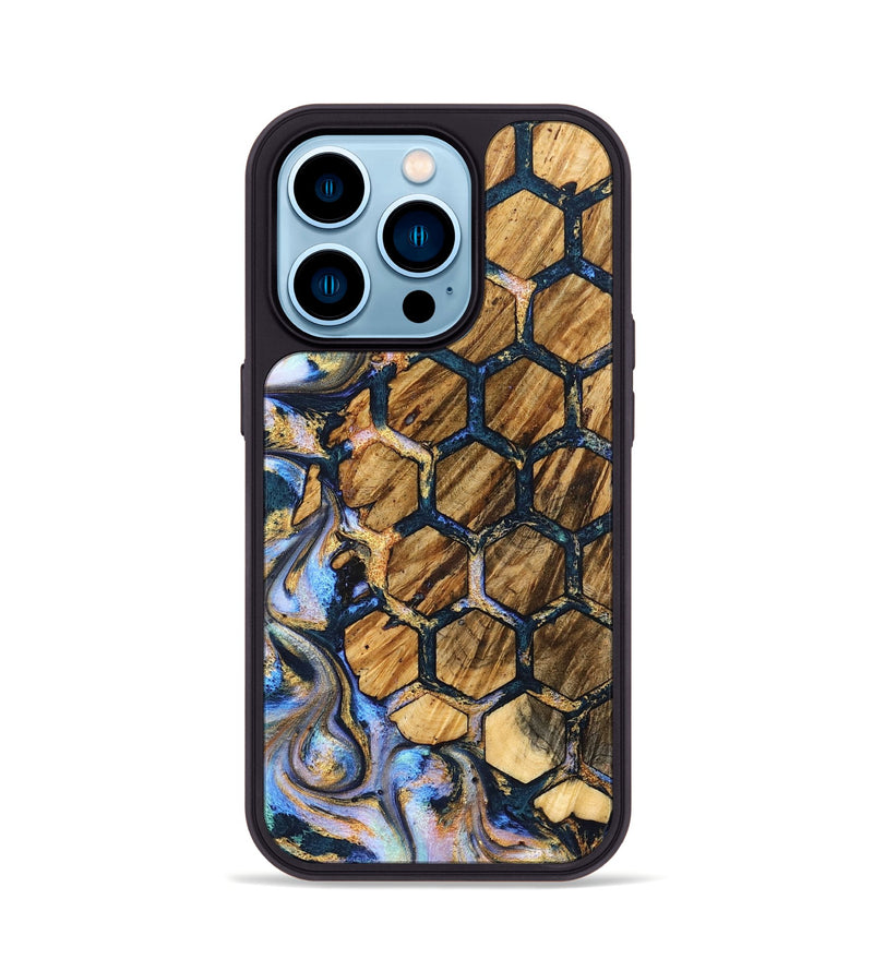 iPhone 14 Pro Wood Phone Case - Journi (Pattern, 832301)