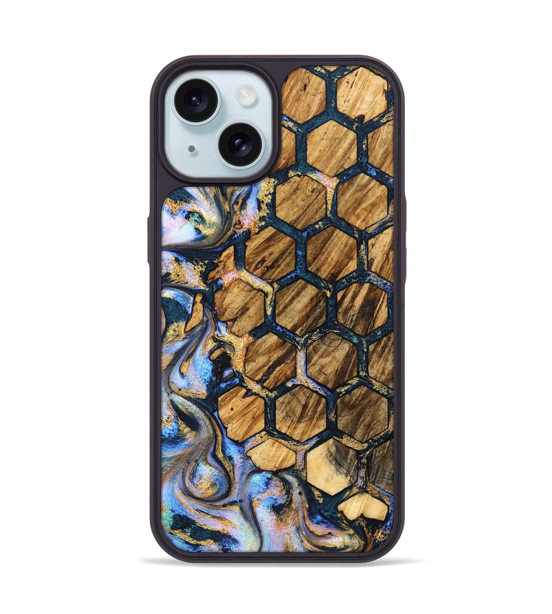 iPhone 15 Wood Phone Case - Journi (Pattern, 832301)