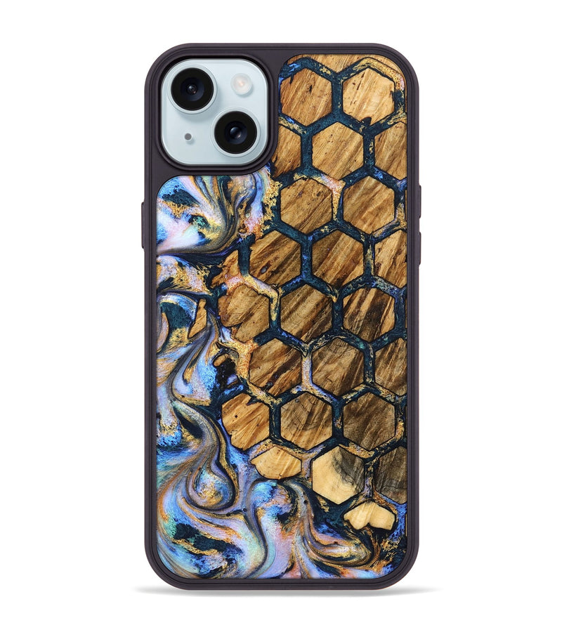 iPhone 15 Plus Wood Phone Case - Journi (Pattern, 832301)