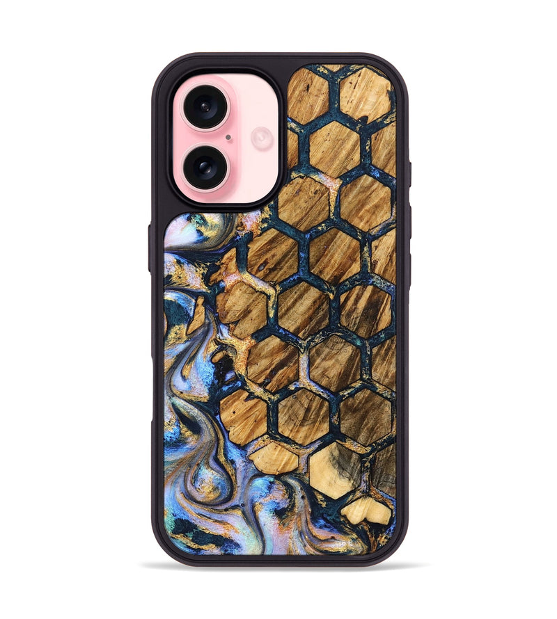iPhone 16 Wood Phone Case - Journi (Pattern, 832301)