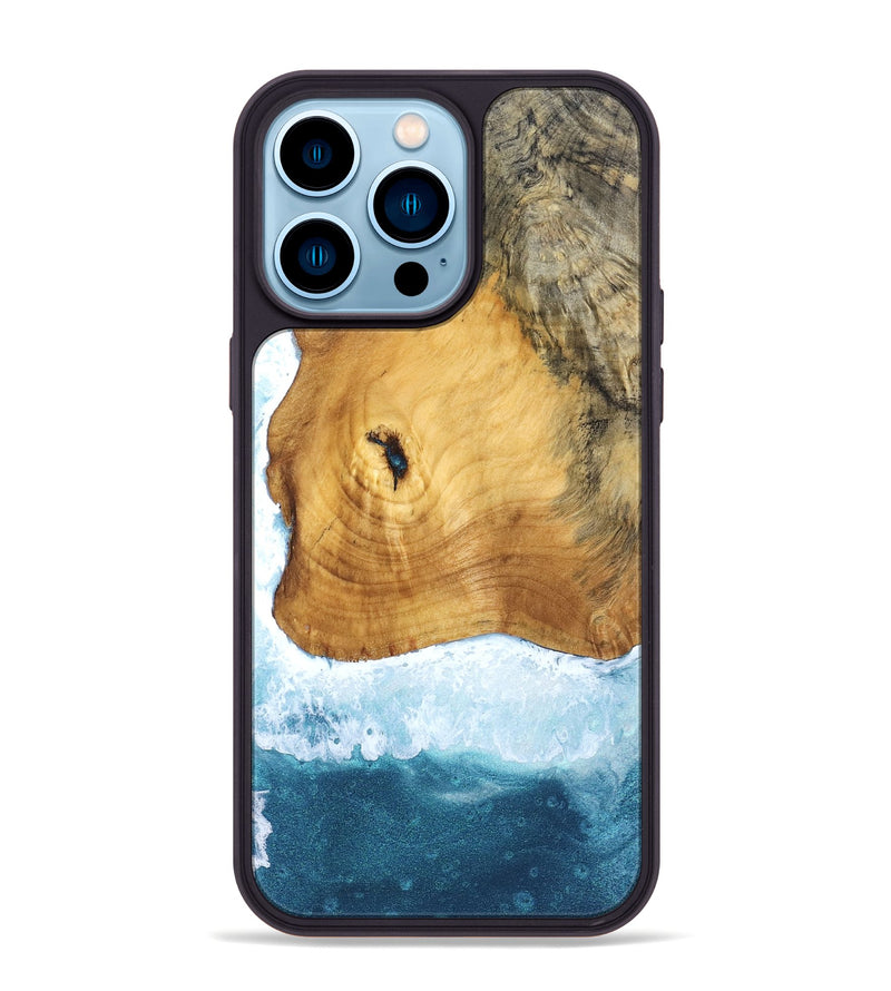 iPhone 14 Pro Max Wood Phone Case - Alexys (Coastal, 832309)