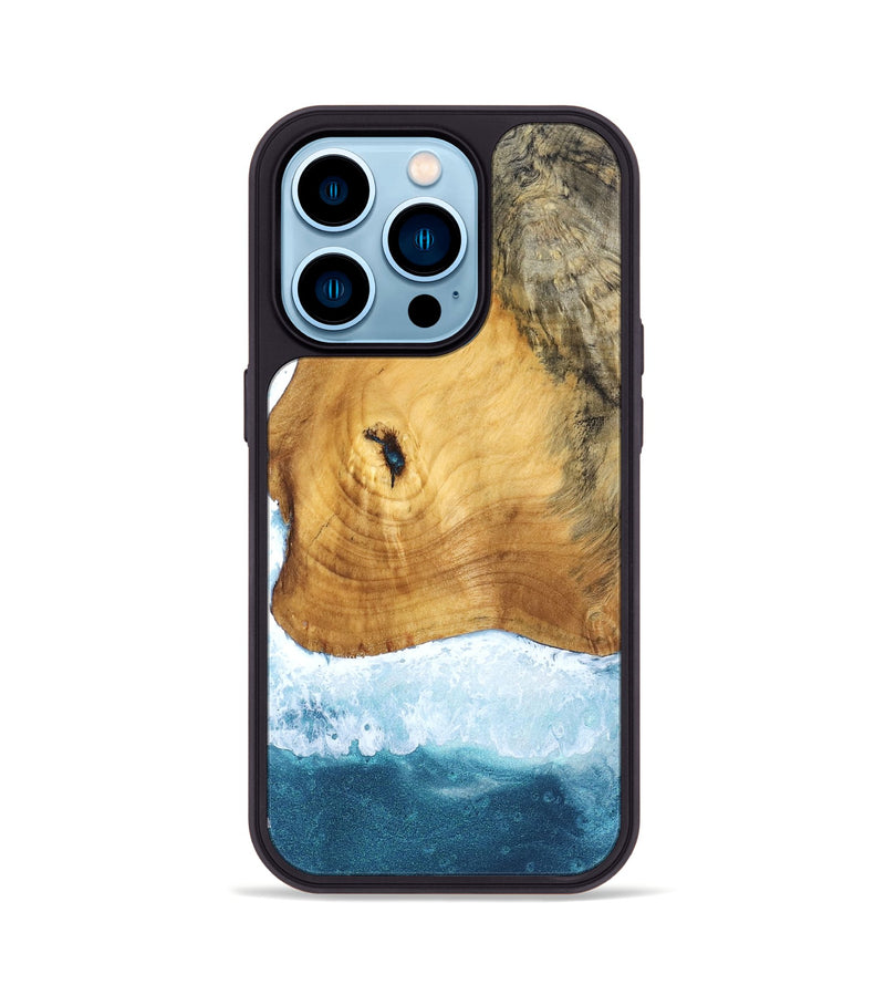iPhone 14 Pro Wood Phone Case - Alexys (Coastal, 832309)