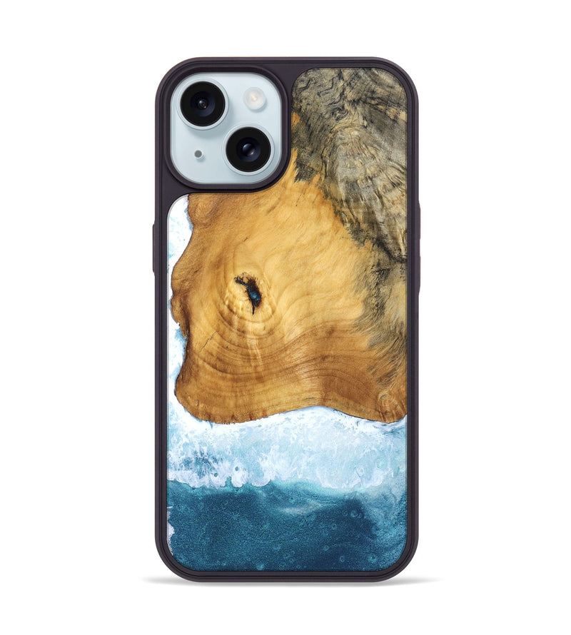 iPhone 15 Wood Phone Case - Alexys (Coastal, 832309)