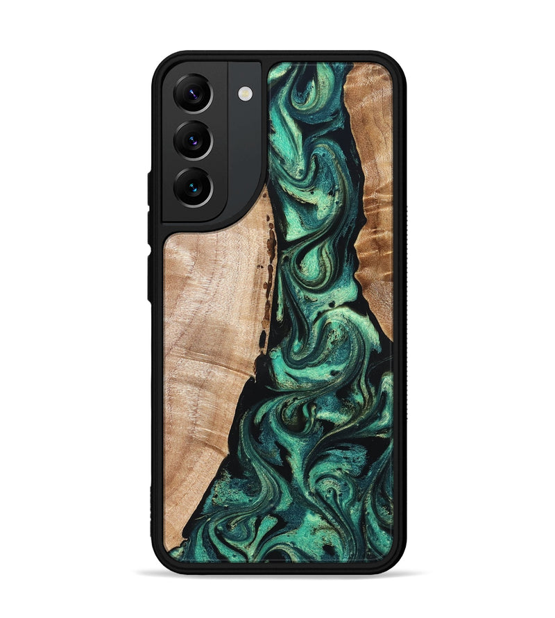 Galaxy S22 Plus Wood Phone Case - Areli (Green, 832320)