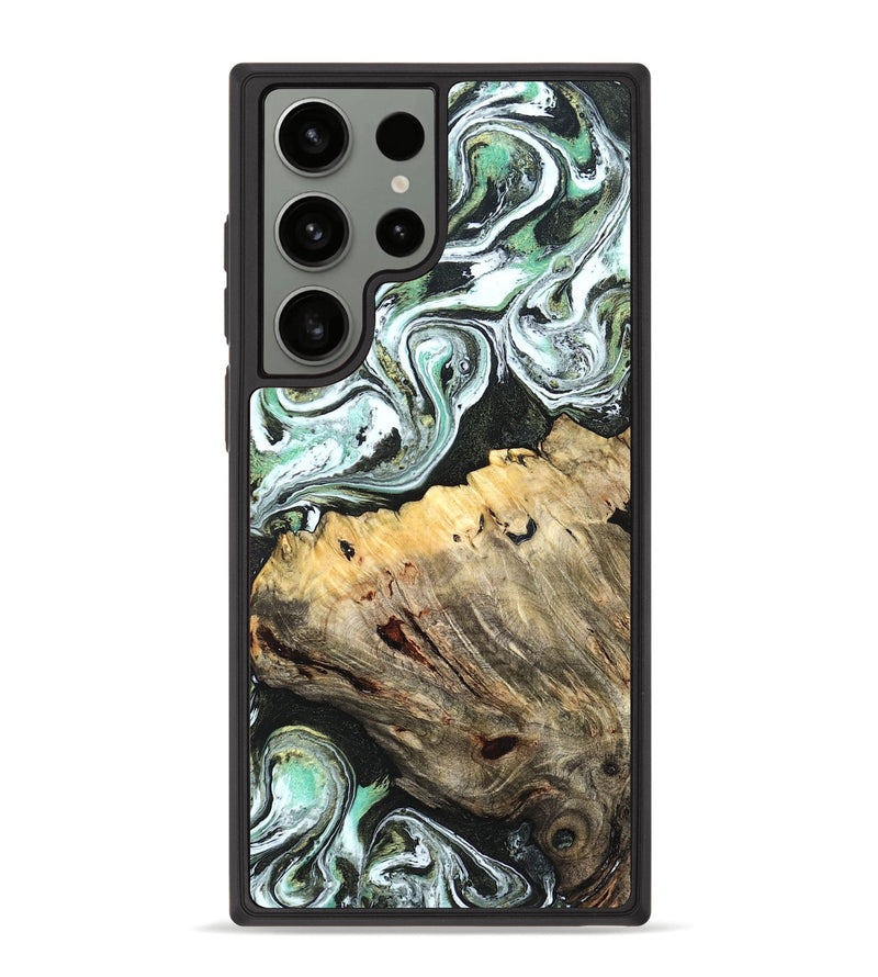 Galaxy S23 Ultra Wood Phone Case - Meghann (Green, 832322)
