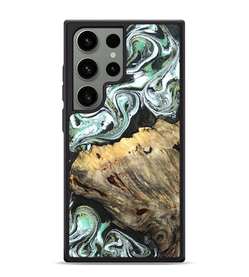 Galaxy S24 Ultra Wood Phone Case - Meghann (Green, 832322)