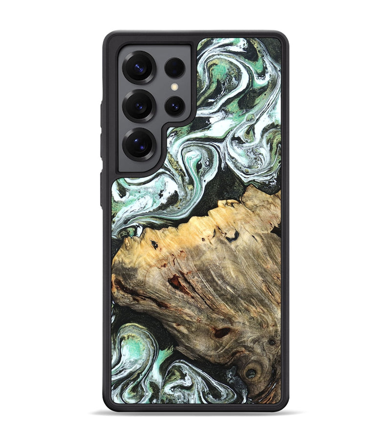 Galaxy S25 Ultra Wood Phone Case - Meghann (Green, 832322)