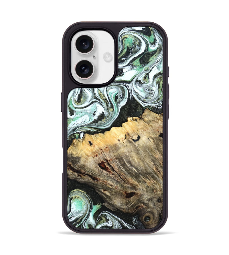 iPhone 17 Wood Phone Case - Meghann (Green, 832322)