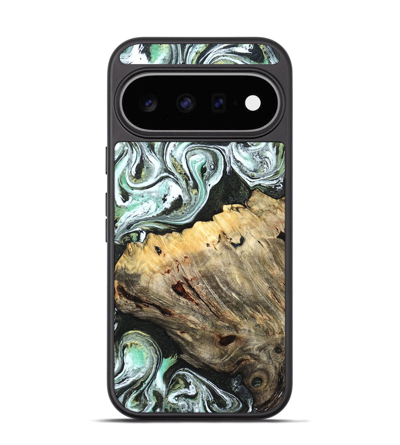Pixel 11 Wood Phone Case - Meghann (Green, 832322)