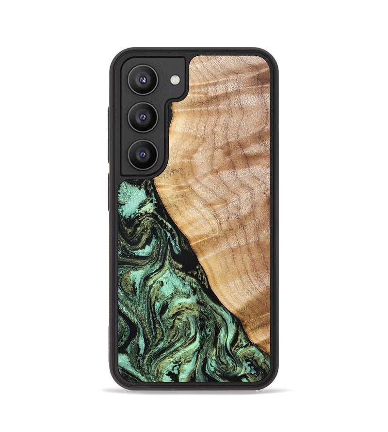 Galaxy S23 Wood Phone Case - Jemma (Green, 832323)