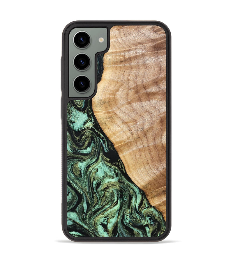 Galaxy S23 Plus Wood Phone Case - Jemma (Green, 832323)