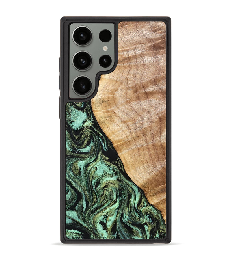 Galaxy S23 Ultra Wood Phone Case - Jemma (Green, 832323)