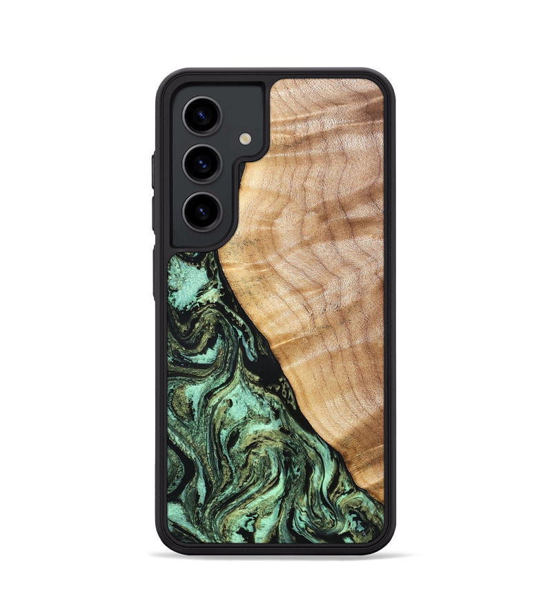 Galaxy S24 Wood Phone Case - Jemma (Green, 832323)