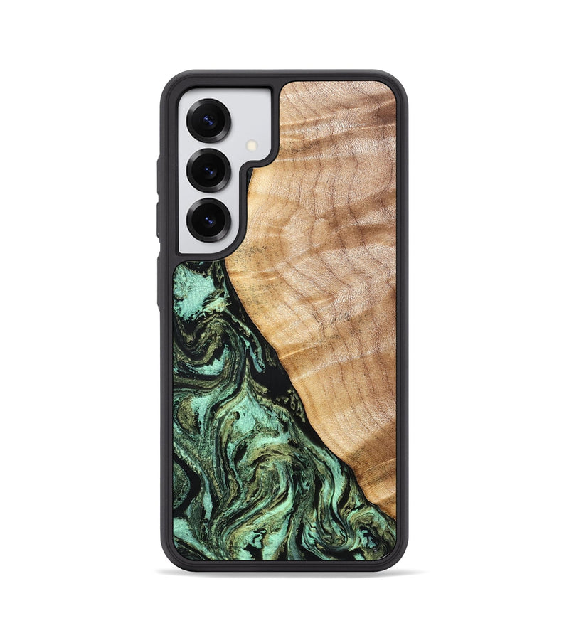 Galaxy S25 Wood Phone Case - Jemma (Green, 832323)