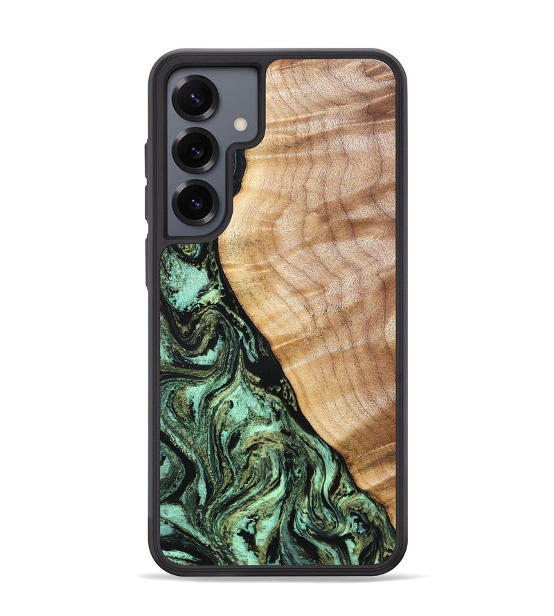 Galaxy S25 Plus Wood Phone Case - Jemma (Green, 832323)