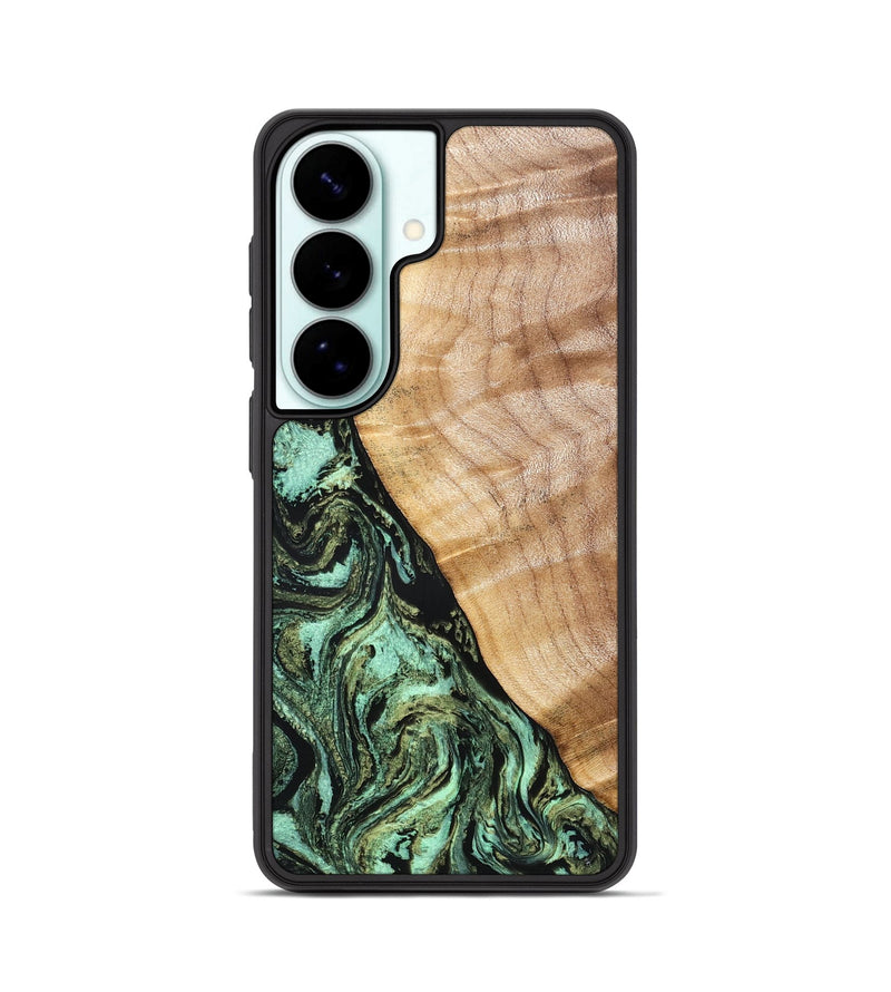 Galaxy S26 Wood Phone Case - Jemma (Green, 832323)