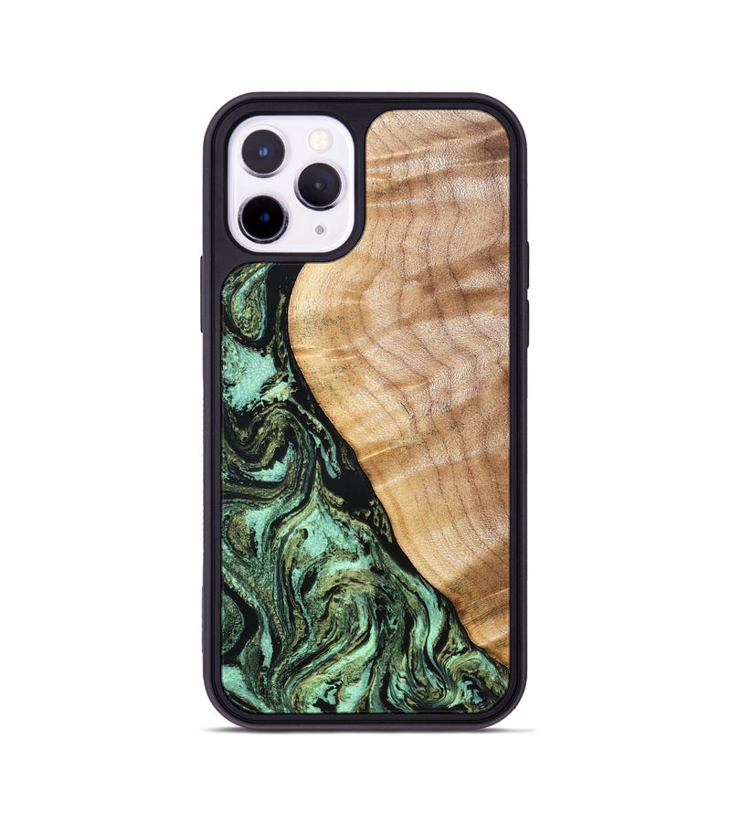 iPhone 11 Pro Wood Phone Case - Jemma (Green, 832323)