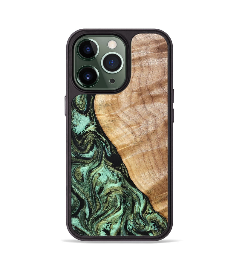 iPhone 13 Pro Wood Phone Case - Jemma (Green, 832323)